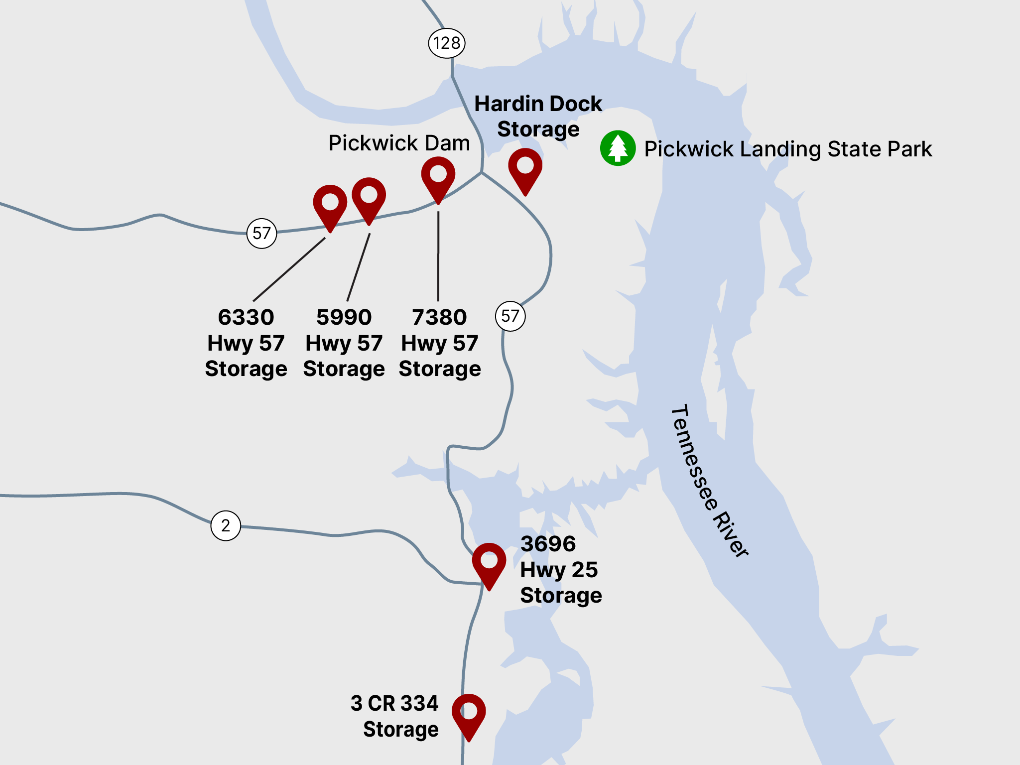Locations Map